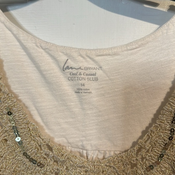 Lane Bryant White Tank size 14 women’s - Picture 3 of 3